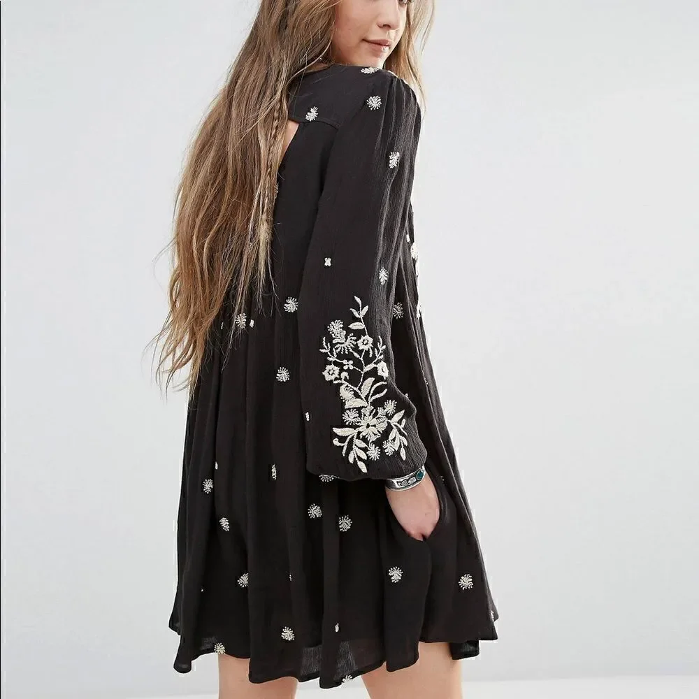 Free People | Revolve Sweet Tennessee Embroidered Mini Dress | S